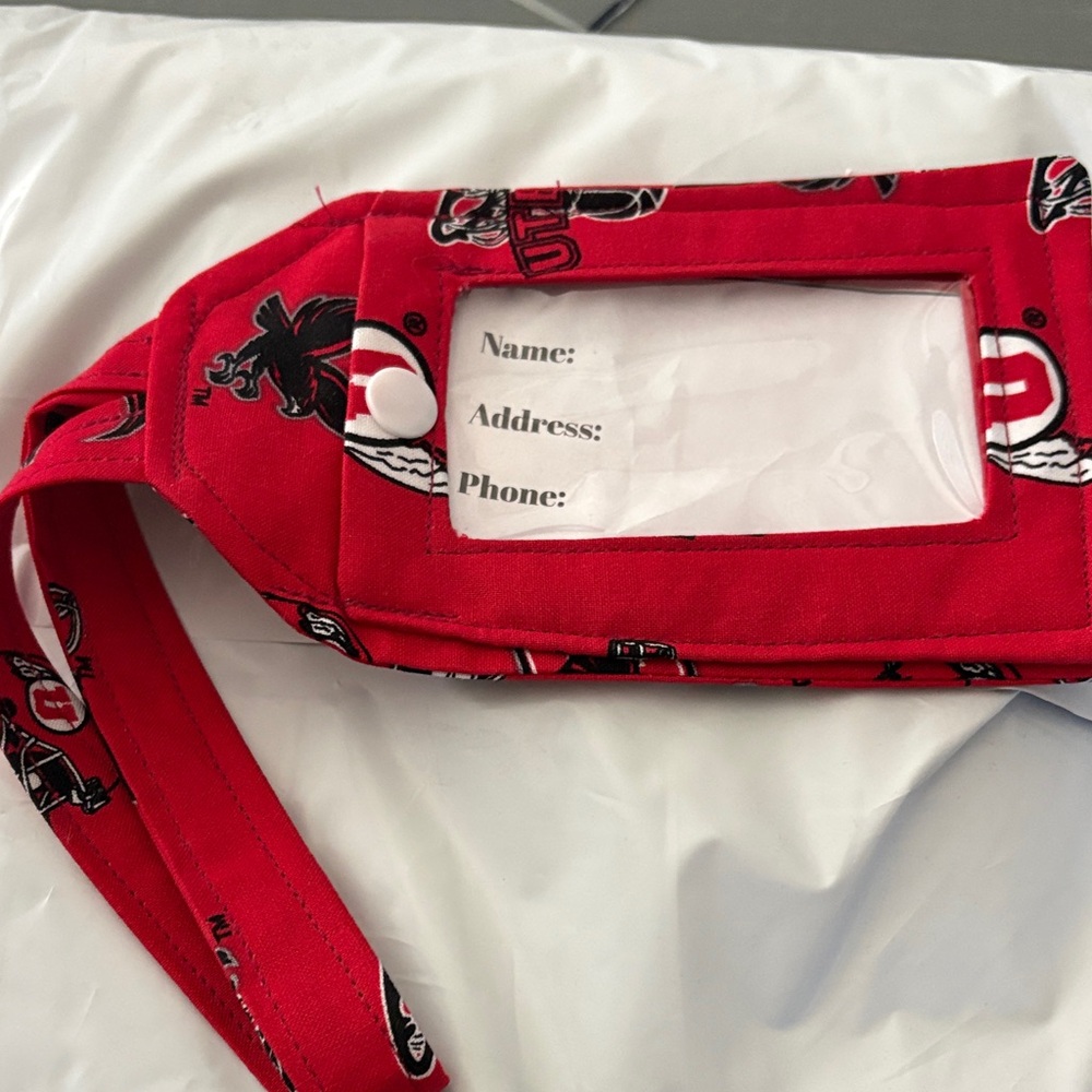 Luggage tag.. Utah Utes